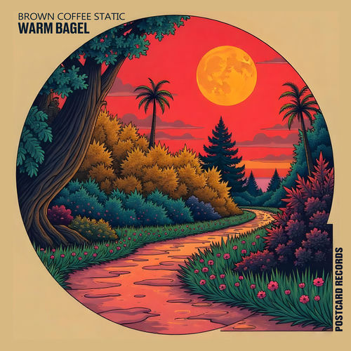 Brown Coffee Static - Warm Bagel